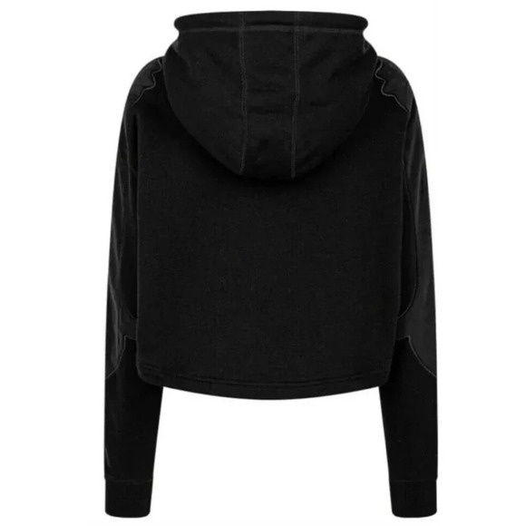 Puma X Koché Hoodie Cropped Sweatshirt Size XL Women's Black Casual Outerwear - Picture 6 of 15